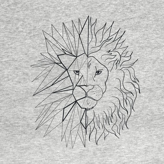 graphic lion by Keen_On_Colors